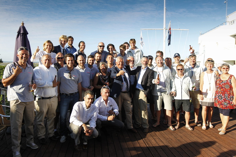 Team Flanders North Sea at the Opening Party