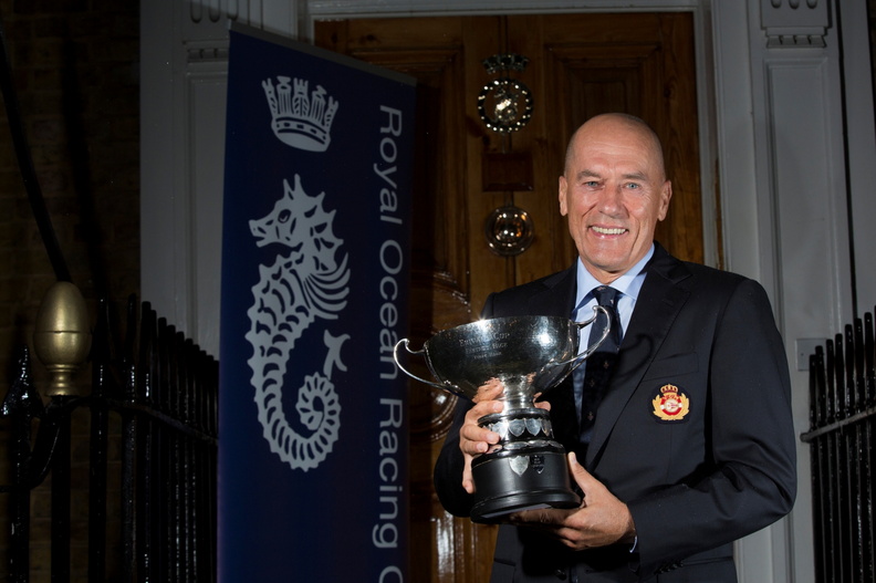 Igor Simcic outside the RORC London Clubhouse