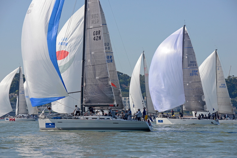 Day 2 of the Brewin Dolphin Commodores' Cup: Offshore Race Start