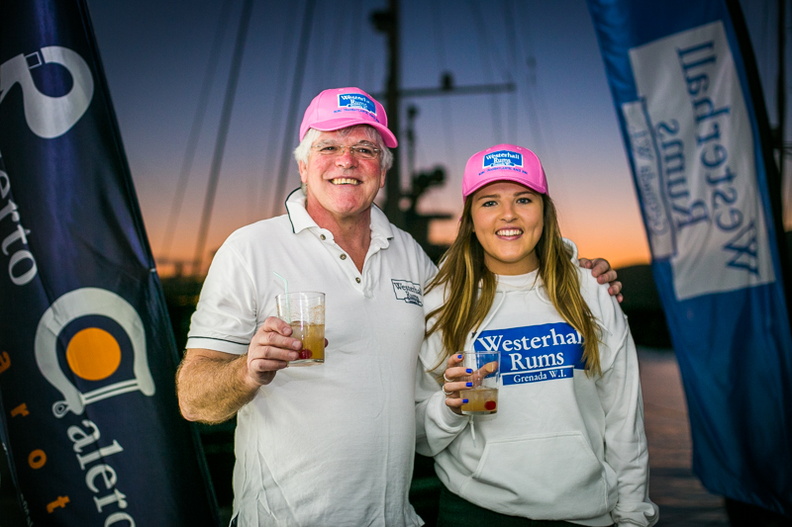 MD of Westerhall Rums, Nick Kingsman and daughter Annabelle - Thanks for a great rum party!