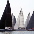 Some of the Fleet at the Start of Race Four