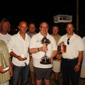 Holding their various prizes, the crew of Ron O'Hanley's Privateer