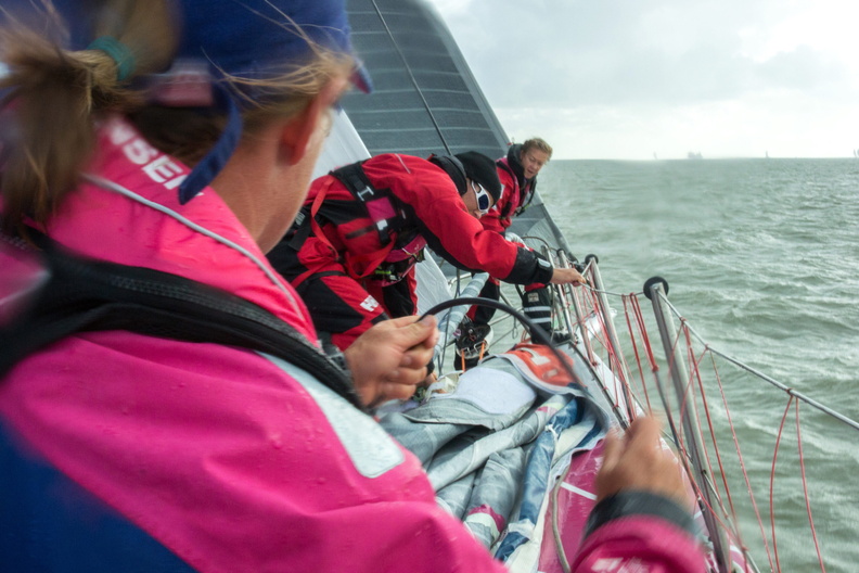 Life on board SCA during the Sevenstar Round Britain and Ireland Race 2014