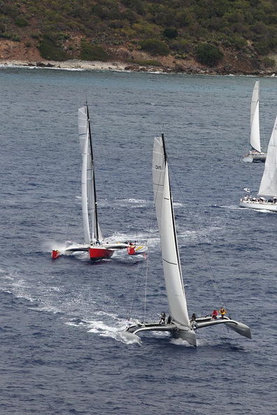 The multihull start. Paradox, Rayon Vert and Super Rose
