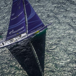 Yachts Competing in the Fastnet Race.