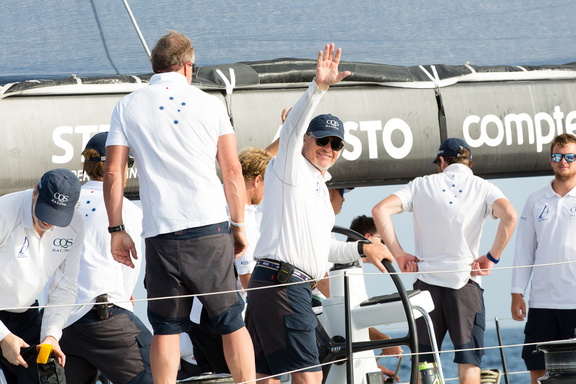 We've done it! Monohull Line Honours for CQS