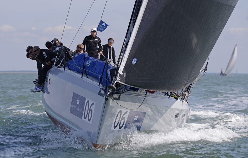 Teasing Machine, A13 sailed by Laurent Pages during the Offshore Race