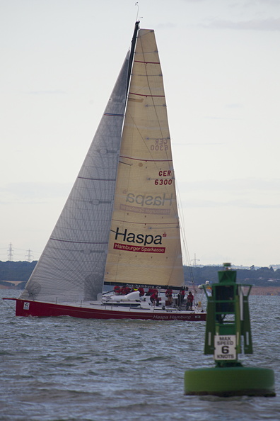 Haspa Hamburg approach the finish line