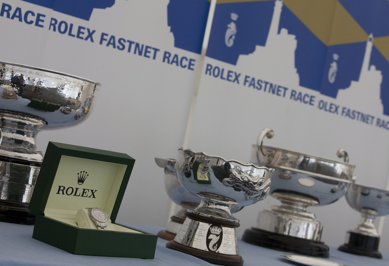 Rolex Fastnet Race Prizegiving at The Royal Citadel Barracks in Plymouth. Rolex Yacht-Master Timepiece
