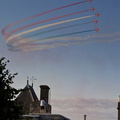 The "Red Arrows" in front of the Royal Yacht Squadron