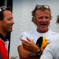 Iker Martinez from Team Campos, with Neal McDonald from Abu Dhabi Ocean Racing, both VO65s