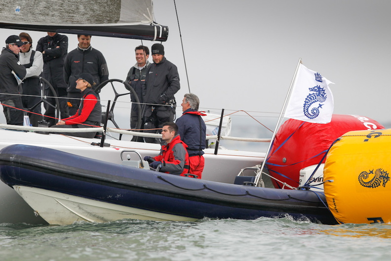 Keronimo being coached at the RORC Easter Challenge