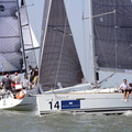 Dusty P, a First 40, owned by Richard Patrick during Race Four