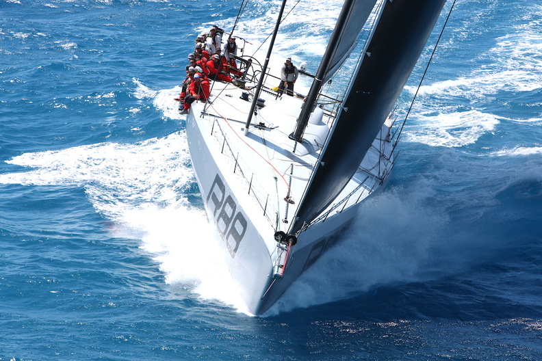 George David's Rambler 88 at the start of the 2015 RORC Caribbean 600 ©Tim Wright/Photoaction.com