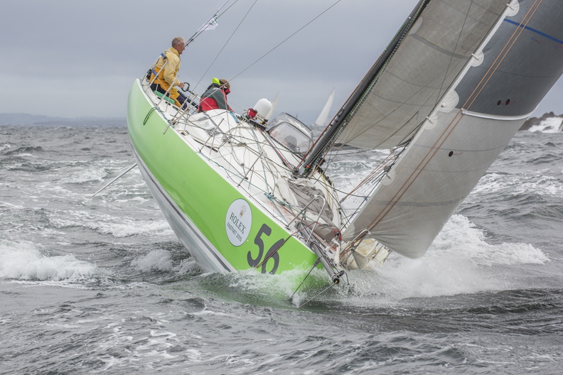 Green, owned and skippered by Carl-Peter Forster