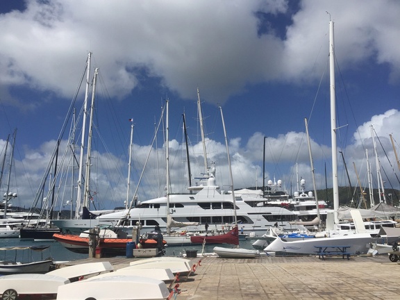 AYC Marina is starting to fill up for the 10th edition