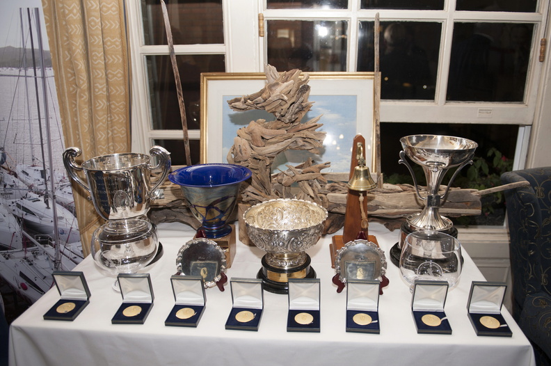 The trophies and prizes