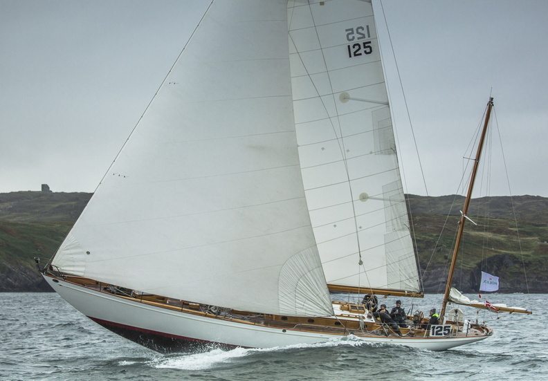 Argyll, owned and skippered by Griff Rhys Jones