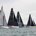 Fleet start the Channel Race