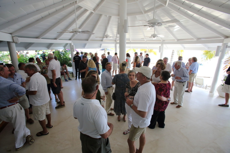 RORC Commodore's Cocktail gathering at The Inn at English Harbour