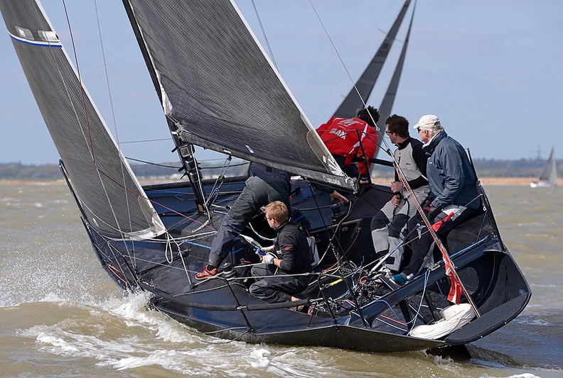 Rob Gray's Quarter Tonner, Cote, racing in IRC Four