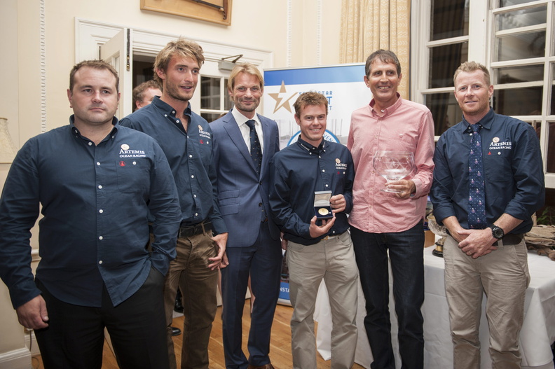 Artemis - Team Endeavour with their prizes for winning IRC Canting Keel