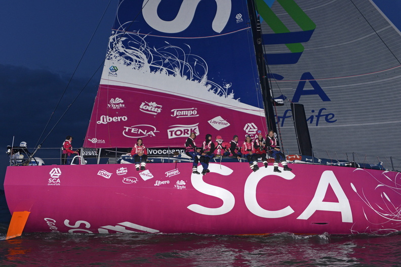 SCA comes to the finish in Cowes, Isle of Wight