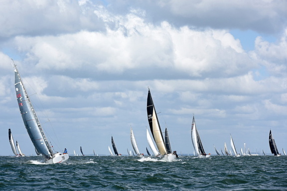Diablo leads the fleet of the Cervantes Trophy Race