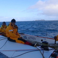 Looking relatively calm and collected onboard Musandam-Oman Sail as they round Muckle Flugga