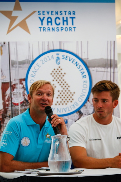 RORC Racing Manager, Nick Elliott, and Ned Collier Wakefield from Concise8
