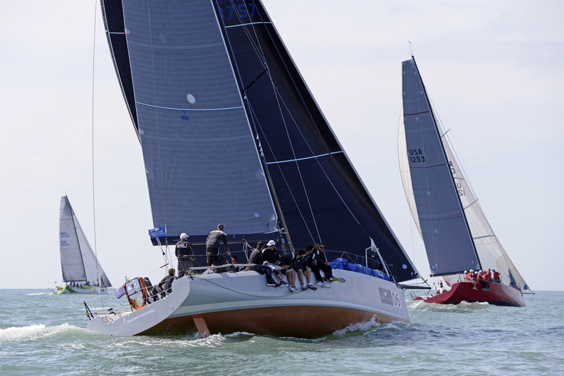 Teasing Machine, A13 sailed by Laurent Pages during the Offshore Race