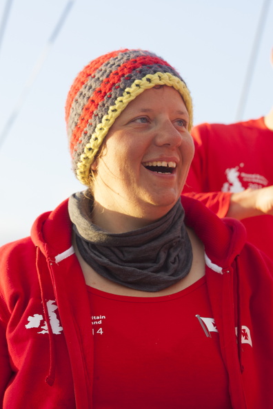 Haspa Hamburg's skipper, Katrin Hilbert