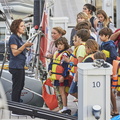 Young Opi sailors visit the yachts