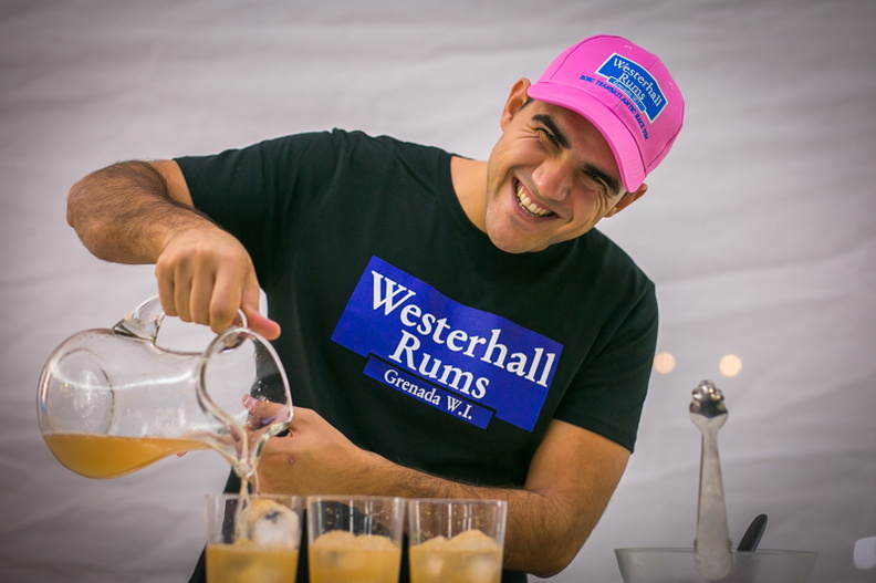 Serving the perfect Grenadian Rum Punch, thanks to Westerhall Rums