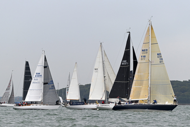 The fleet commence the Channel Race