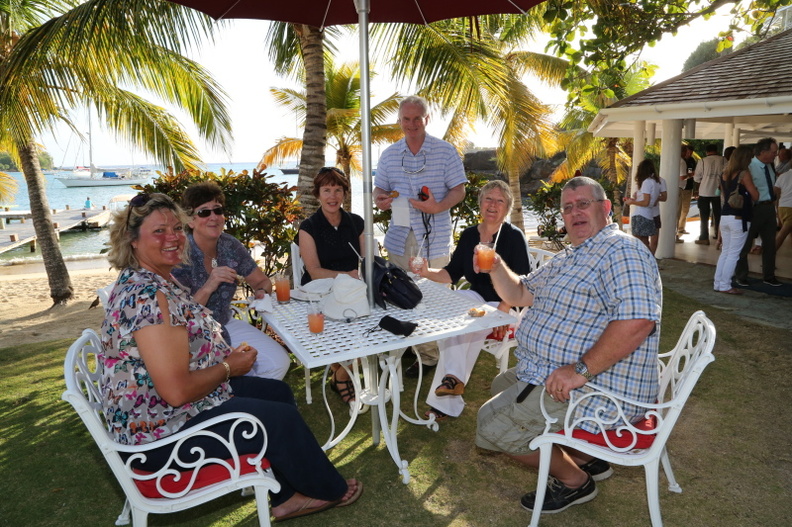 Rum punch all round for the Spirit of Juno crew