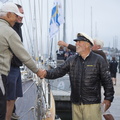 Dorade and Stormy Weather of Cowes shaking hands after a cracking race