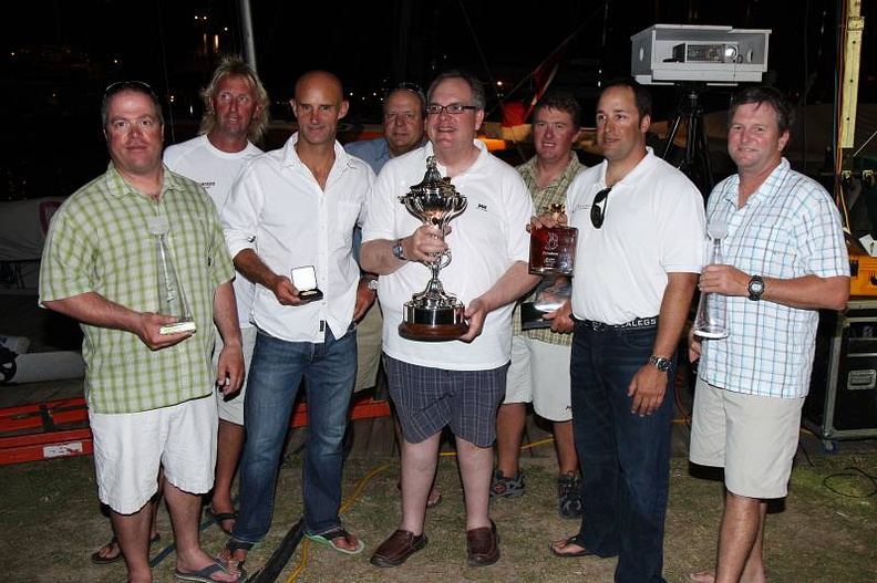 Privateer look after their collection of prizes and trophies