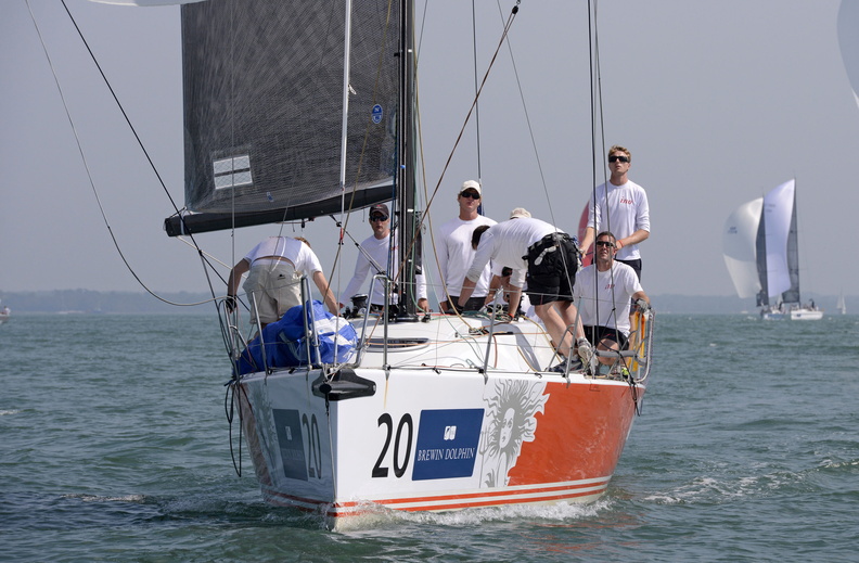 Ino, Corby 36 owned by James Neville, had a good race, finishing in 8th position for GBR White