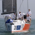 Ino, Corby 36 owned by James Neville, had a good race, finishing in 8th position for GBR White