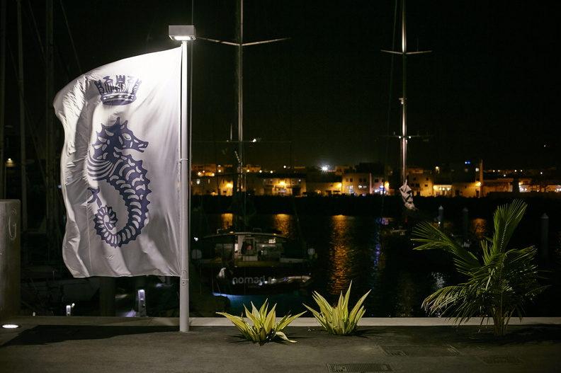 The RORC Seahorse is proudly flying in Marina Lanzarote  © RORC/James Mitchell