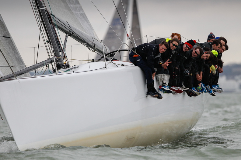 Kolga, Farr 45, sailed by the British Keelboat Academy in IRC One