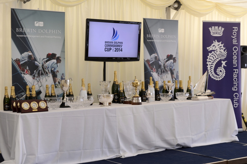 Hosted at the Royal Yacht Squadron, the Prizegiving top table
