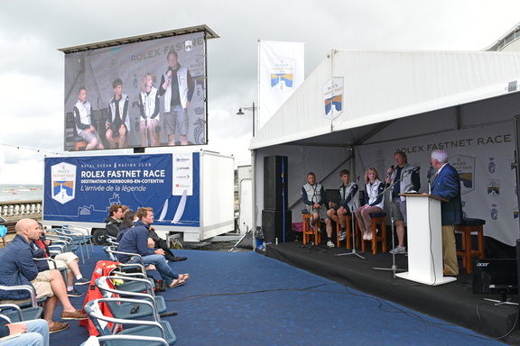 The Press Conference staging on Cowes Esplanade