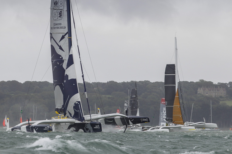 Ultime skippered by Franck Cammas and Charles Caudrelier, Maxi Edmond de Rothschild