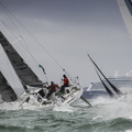 Gentoo, the doublehander in IRC Three skippered by Dee Caffari and James Harayda