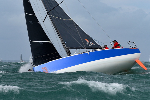 Alexis Loison sailing doublehanded onboard Léon, JPK 10.30 in IRC Three
