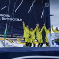 The first multihull to finish, the Ultime Maxi Edmond de Rothschild
