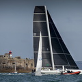 Argo proceeds over the finish line and into Cherbourg-en-Cotentin