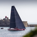 I Love Poland, the VO70 sailed by Grzegorz Baranowski, arrives in Cherbourg
